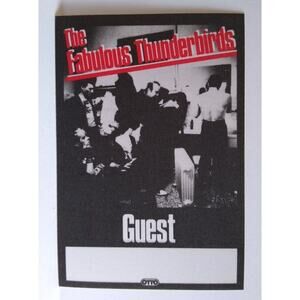 The Fabulous Thunderbirds Backstage Pass 1988 - 1989 Rock Music Powerful Stuff